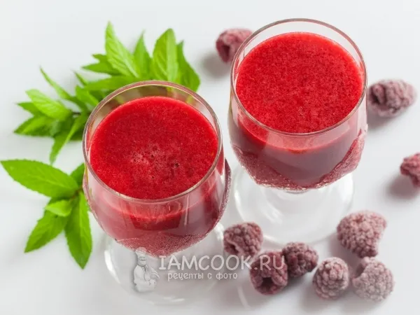 Фото блюда: Смузи из замороженной малины