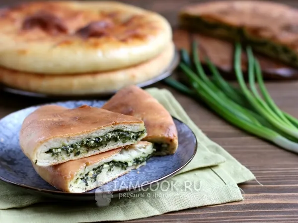 Фото блюда: Осетинский пирог со шпинатом и сыром
