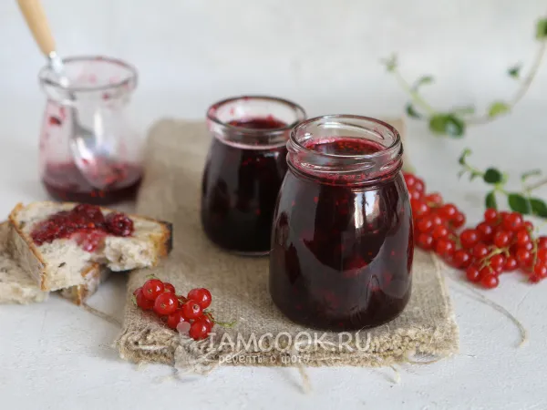 Фото блюда: Варенье из малины и красной смородины