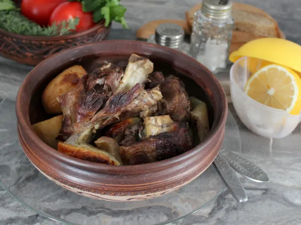 Фото блюда: Клефтико из баранины по-кипрски