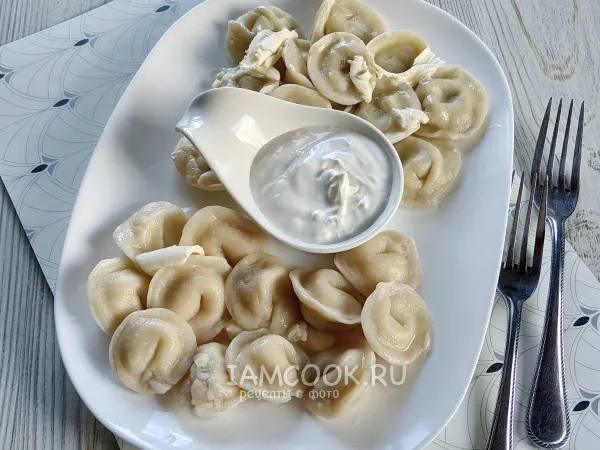 Фото блюда: Пельмени с творогом