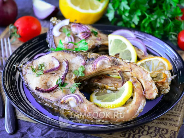 Фото блюда: Карп кусочками в духовке