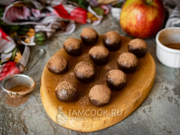 Фото блюда: Конфеты из сгущёнки и какао