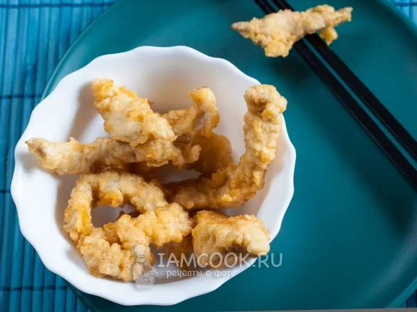 Фото блюда: Свинина в пивном кляре