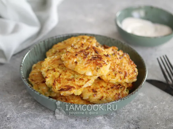 Фото блюда: Постные котлеты из капусты с рисом