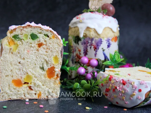 Фото блюда: Кулич с рикоттой