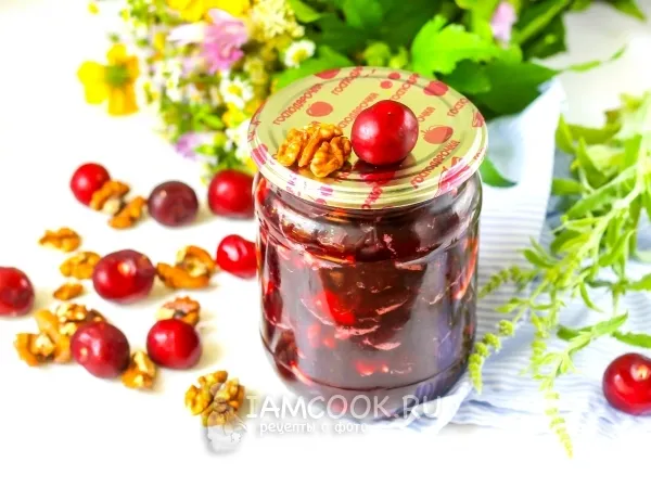 Фото блюда: Варенье из черешни с грецким орехом