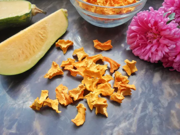 Фото блюда: Вяленая тыква на зиму в электросушилке