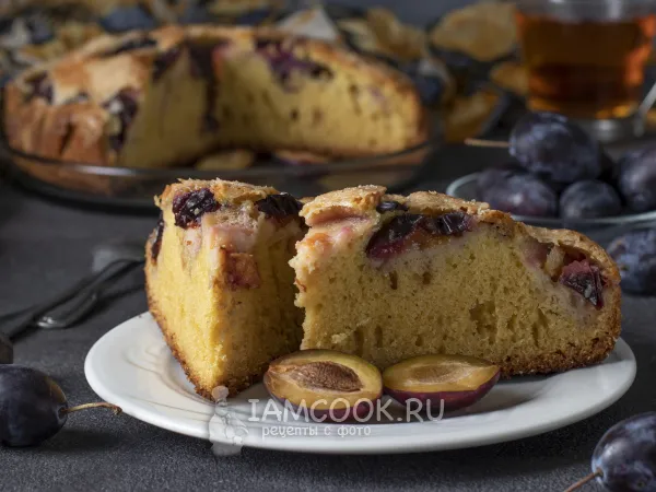 Фото блюда: Венский пирог со сливами