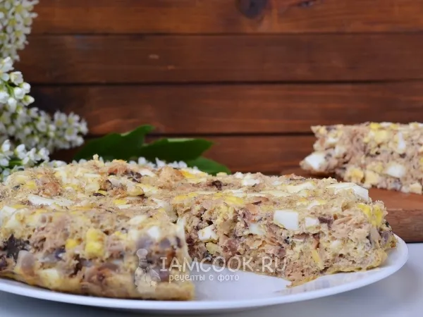 Фото блюда: Заливной пирог по Дюкану