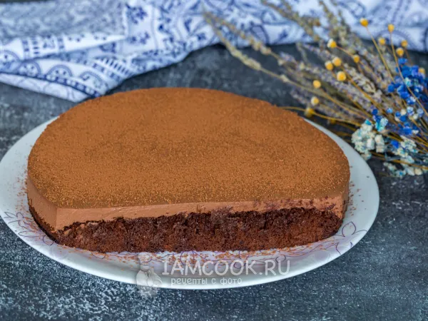 Фото блюда: Шоколадный пирог с шоколадным кремом