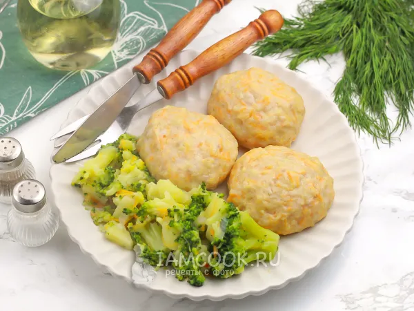 Фото блюда: Замороженные котлеты на пару