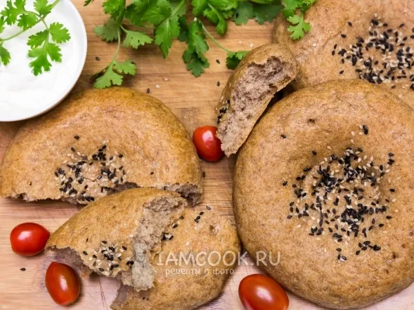 Фото блюда: Постные ржаные лепешки