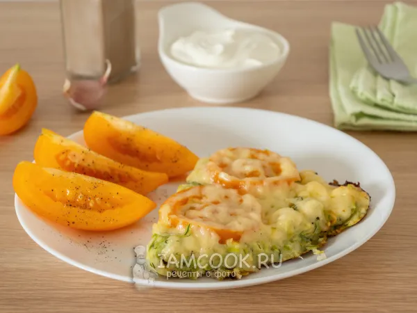 Фото блюда: Запеканка из кабачков на сковороде