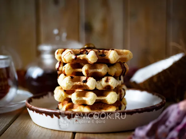 Фото блюда: Вафли из кокосовой муки