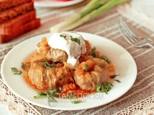 Фото блюда: Голубцы-улитки