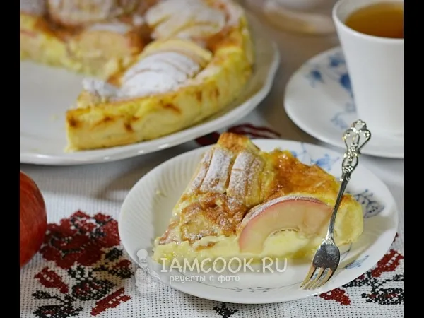 Фото блюда: Яблочный пирог «Апельсиновый аромат»