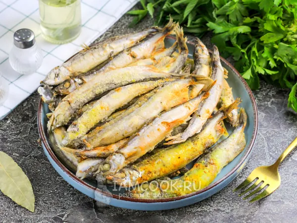 Фото блюда: Мойва в аэрогриле