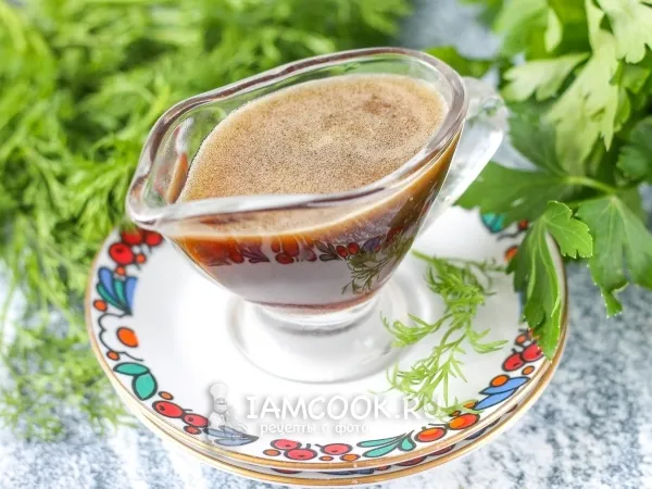 Фото блюда: Соус с медом и соевым соусом