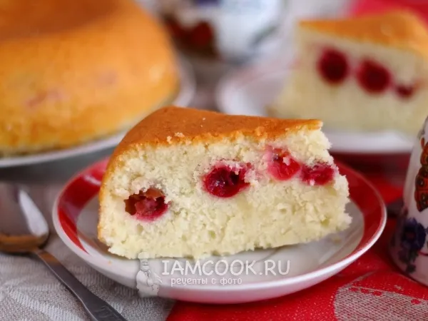 Фото блюда: Кекс с крыжовником в мультиварке