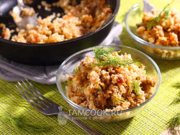 Фото блюда: Кус-кус с фаршем