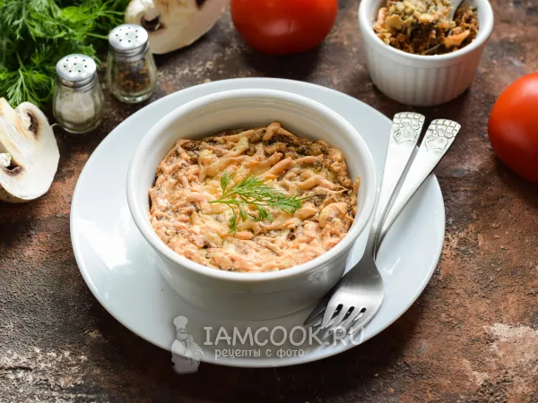 Фото блюда: Грибное суфле