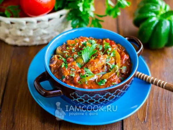 Фото блюда: Гуляш из индейки