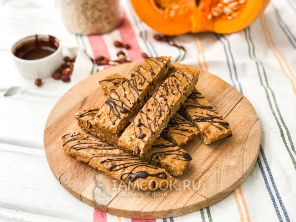 Фото блюда: Тыквенно-протеиновые батончики