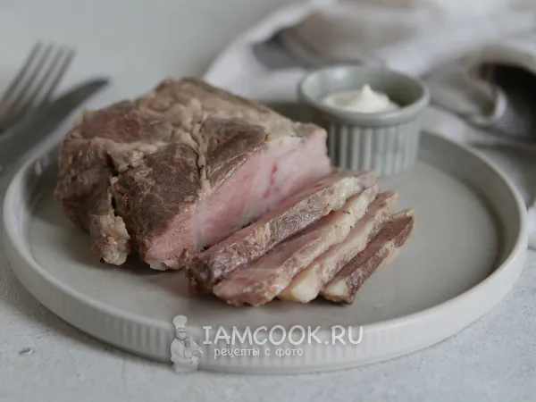 Фото блюда: Свиная шея сувид (су-вид)