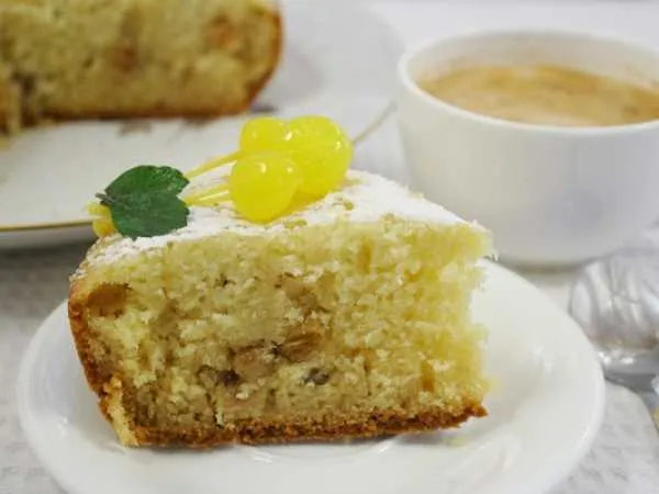 Фото блюда: Манник на кефире с мукой в мультиварке