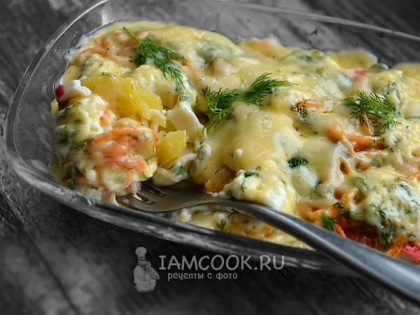 Фото блюда: Горячий картофельный салат