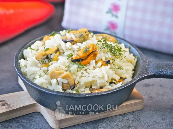 Фото блюда: Рис с мидиями