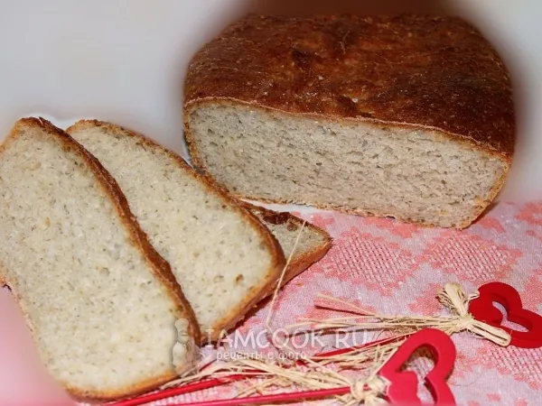 Фото блюда: Творожный хлеб с ячменными хлопьями