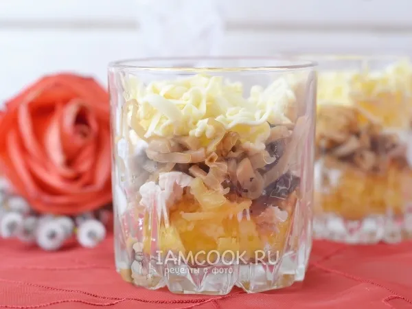 Фото блюда: Салат «Грибы под снегом»