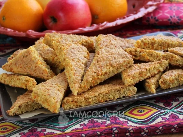 Фото блюда: Постное печенье из моркови