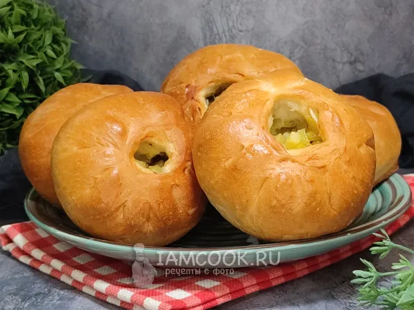 Фото блюда: Беляши с картошкой в духовке