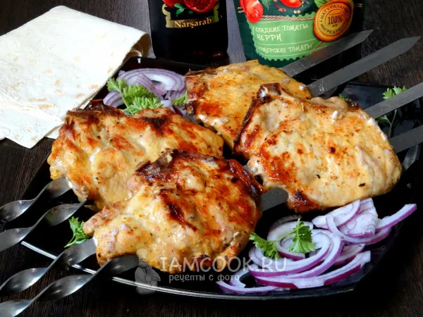 Фото блюда: Шашлык из антрекота свинины