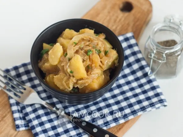 Фото блюда: Картофель, томленный с луком