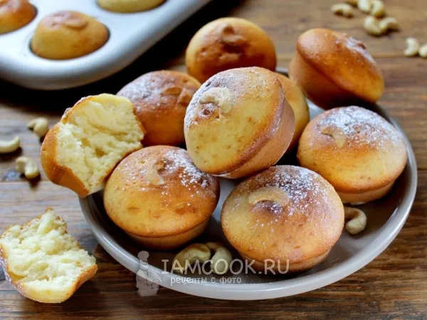 Фото блюда: Маффины с орехами