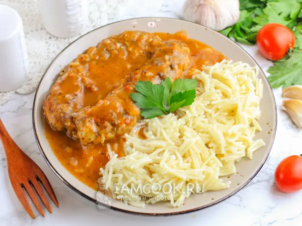 Фото блюда: Купаты в духовке в соусе