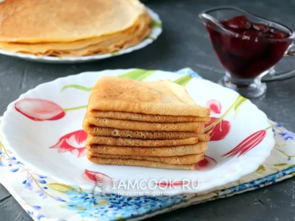 Фото блюда: Блины на рассоле (помидорном)