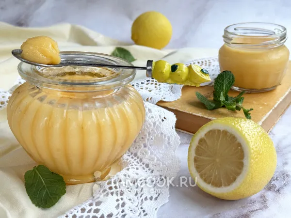 Фото блюда: Лимонный курд с желатином