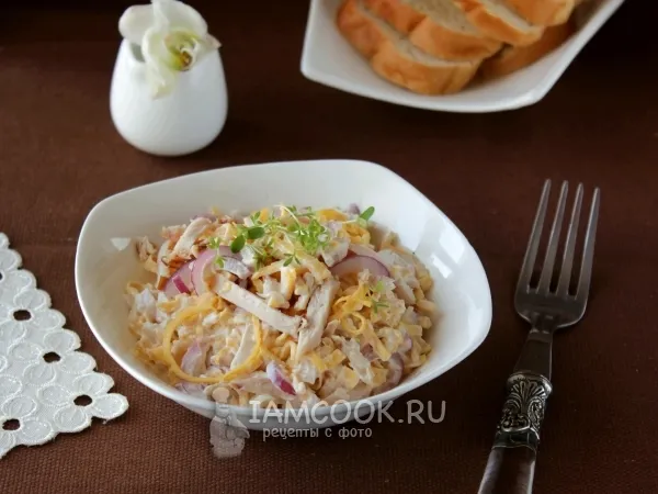 Фото блюда: Итальянский салат с блинами