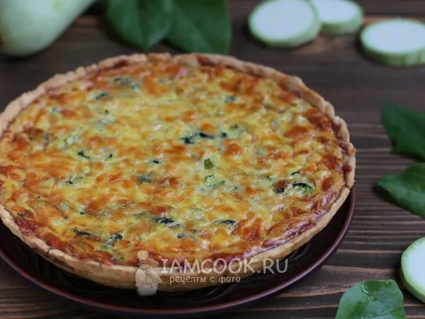 Фото блюда: Киш со шпинатом