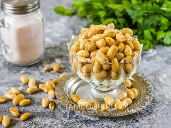 Фото блюда: Арахис с солью в микроволновке