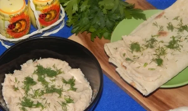 Фото блюда: Паштет из фасоли с кунжутом