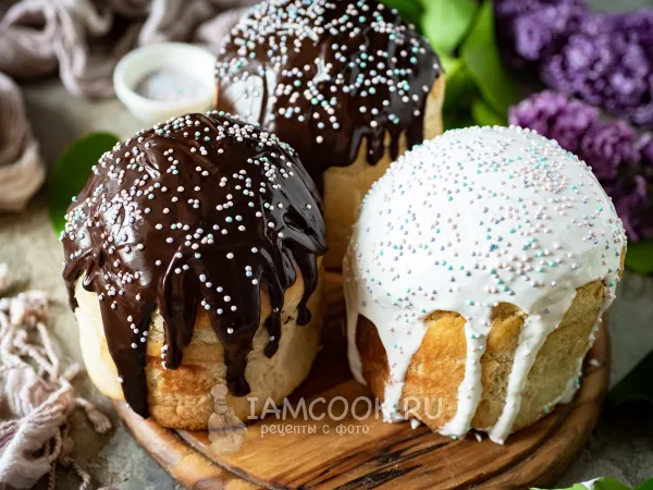 Фото блюда: Кулич на топленом молоке