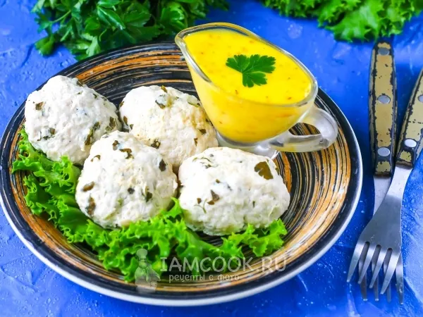 Фото блюда: Котлеты из индейки на пару в мультиварке