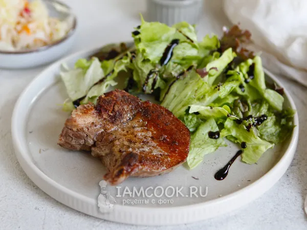 Фото блюда: Свиная корейка сувид (су-вид)