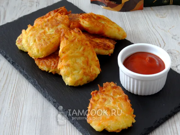 Фото блюда: Хашбраун с сыром